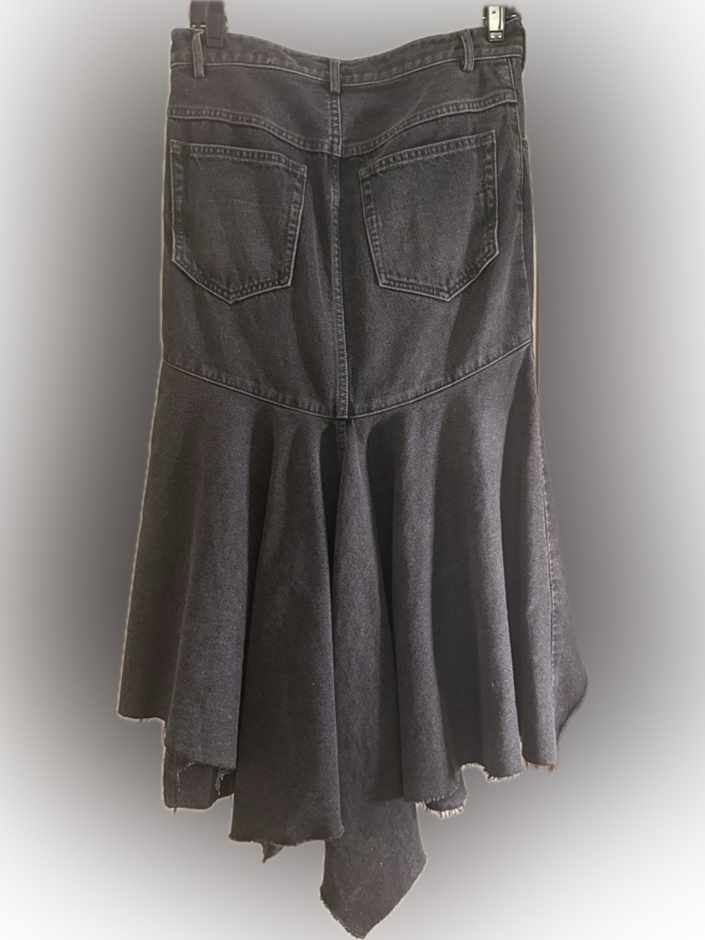 Petar Petrov Black Midi Denim Skirt - Picture 4 of 4
